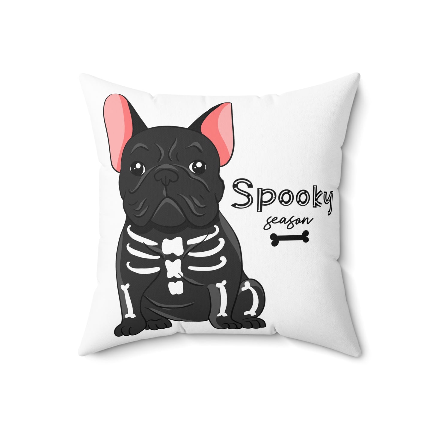 Halloween Frenchie Throw Pillow Dog Lovers Gift