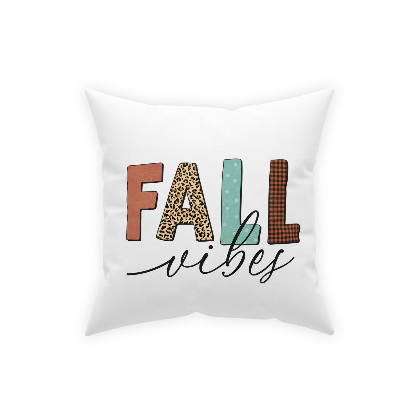 Fall Throw Pillow Farmhouse Autumn Accent Pillow Gift Fall Vibes Couch Pillow Home Decoration - Design Club Home
