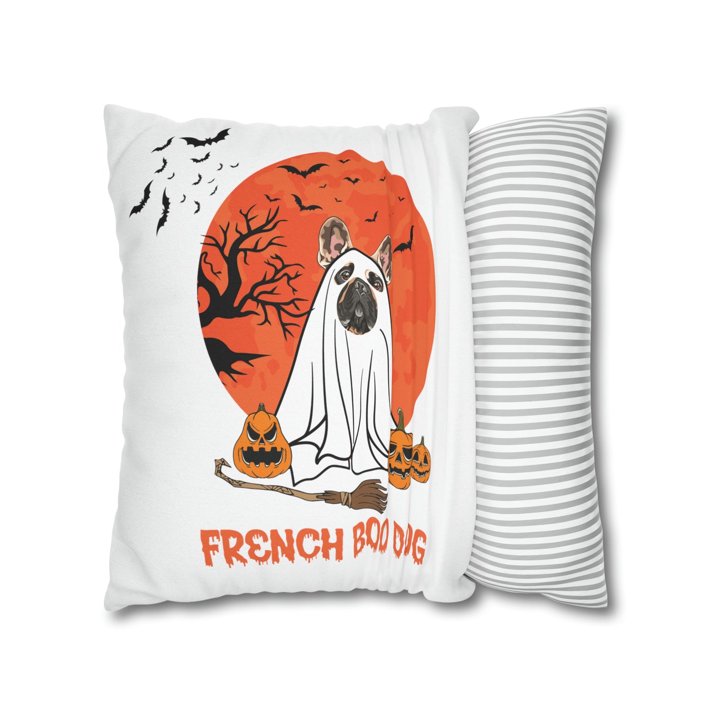 Halloween Pillow French Bulldog Mom Home Decoration Housewarming Gift