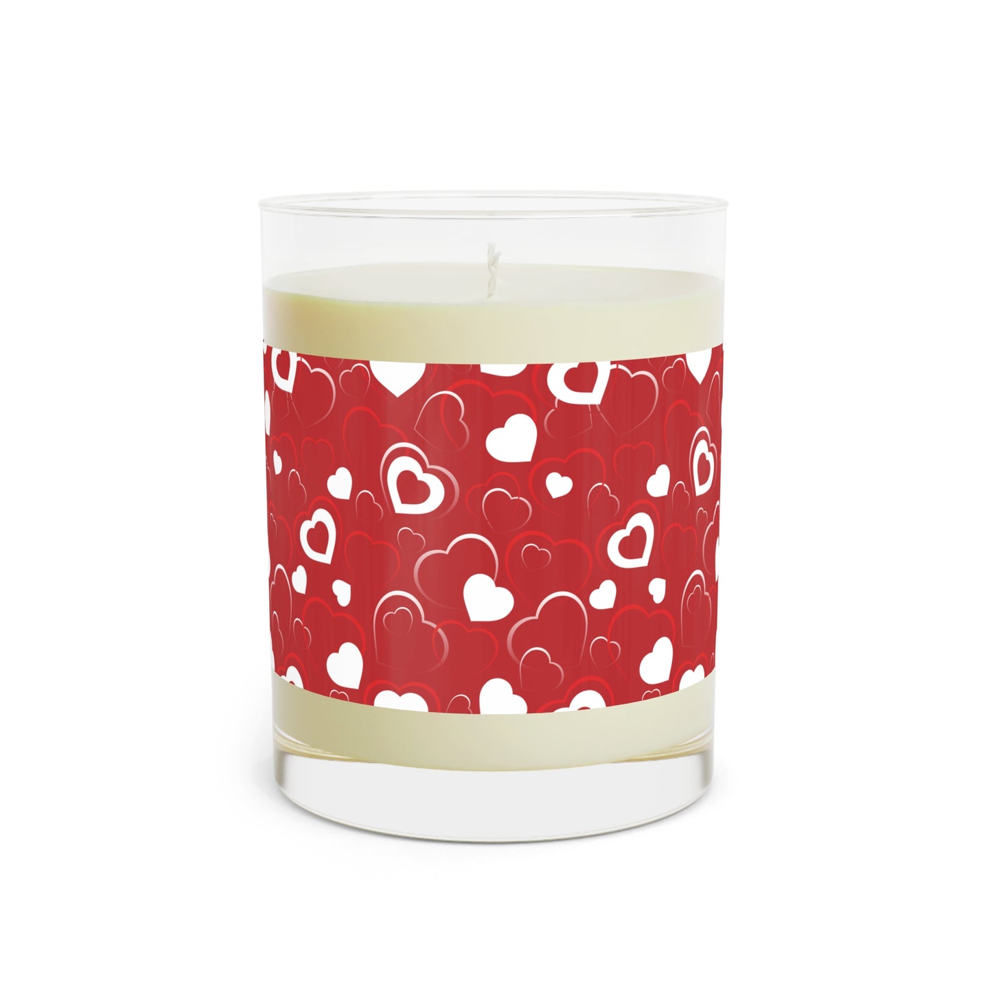 Red Hearts Soy Wax Scented Aromatherapy Candle