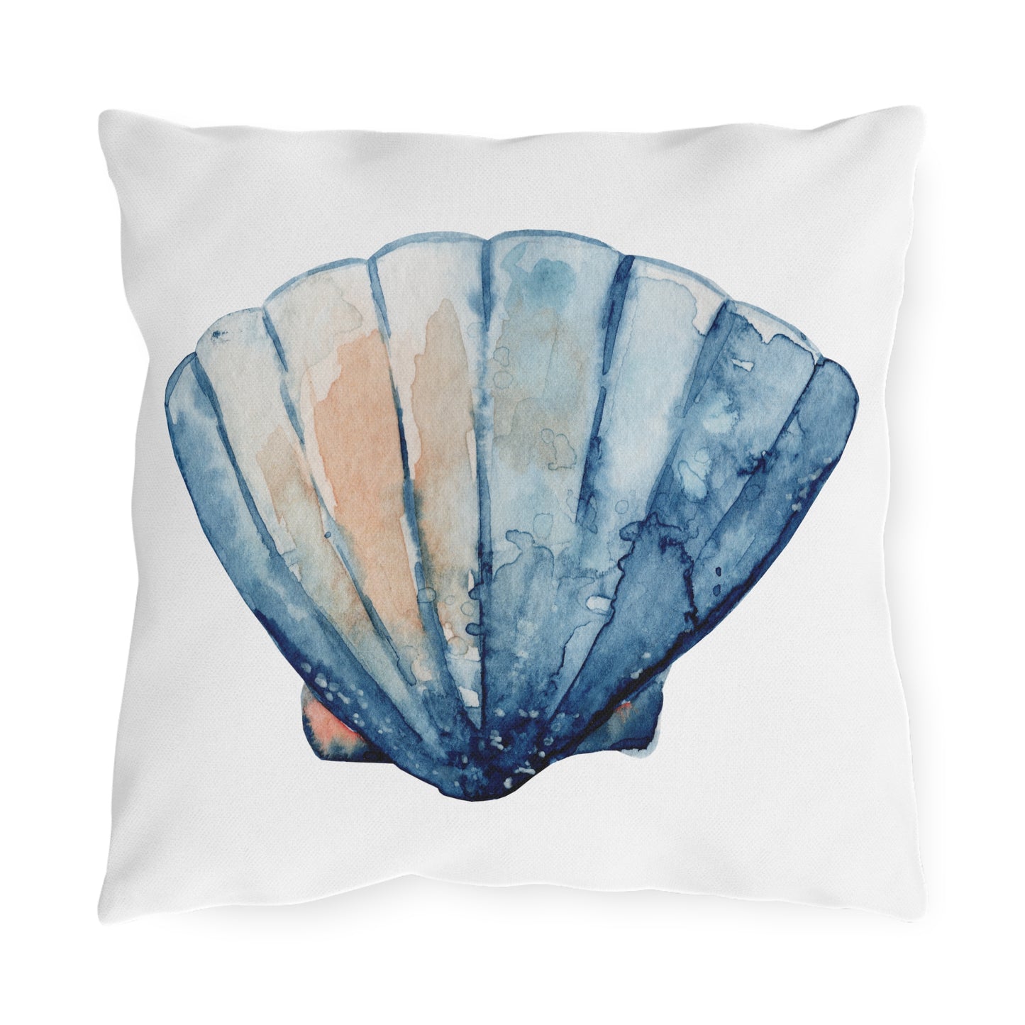 Shell Outdoor Pillow Coastal Beach Home Gift