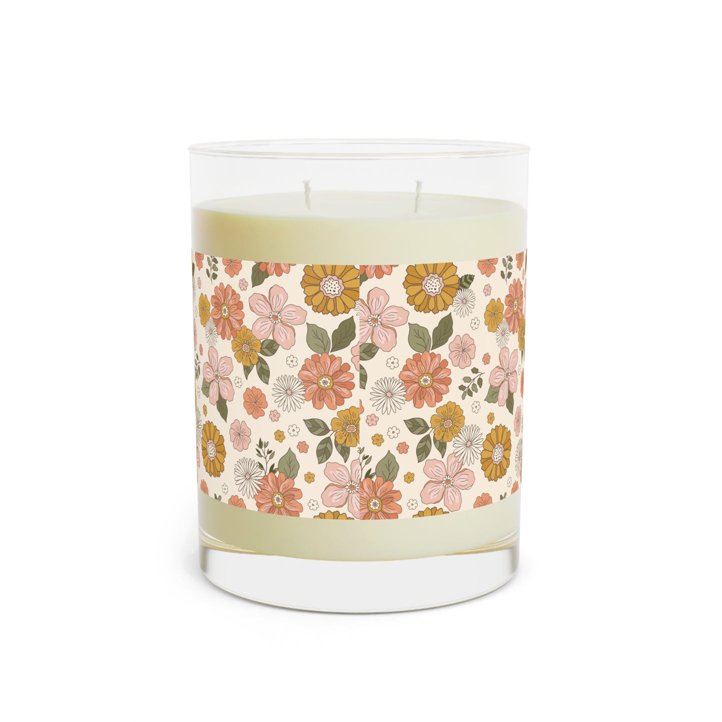 Pastel Flower Aromatherapy Boho Candle