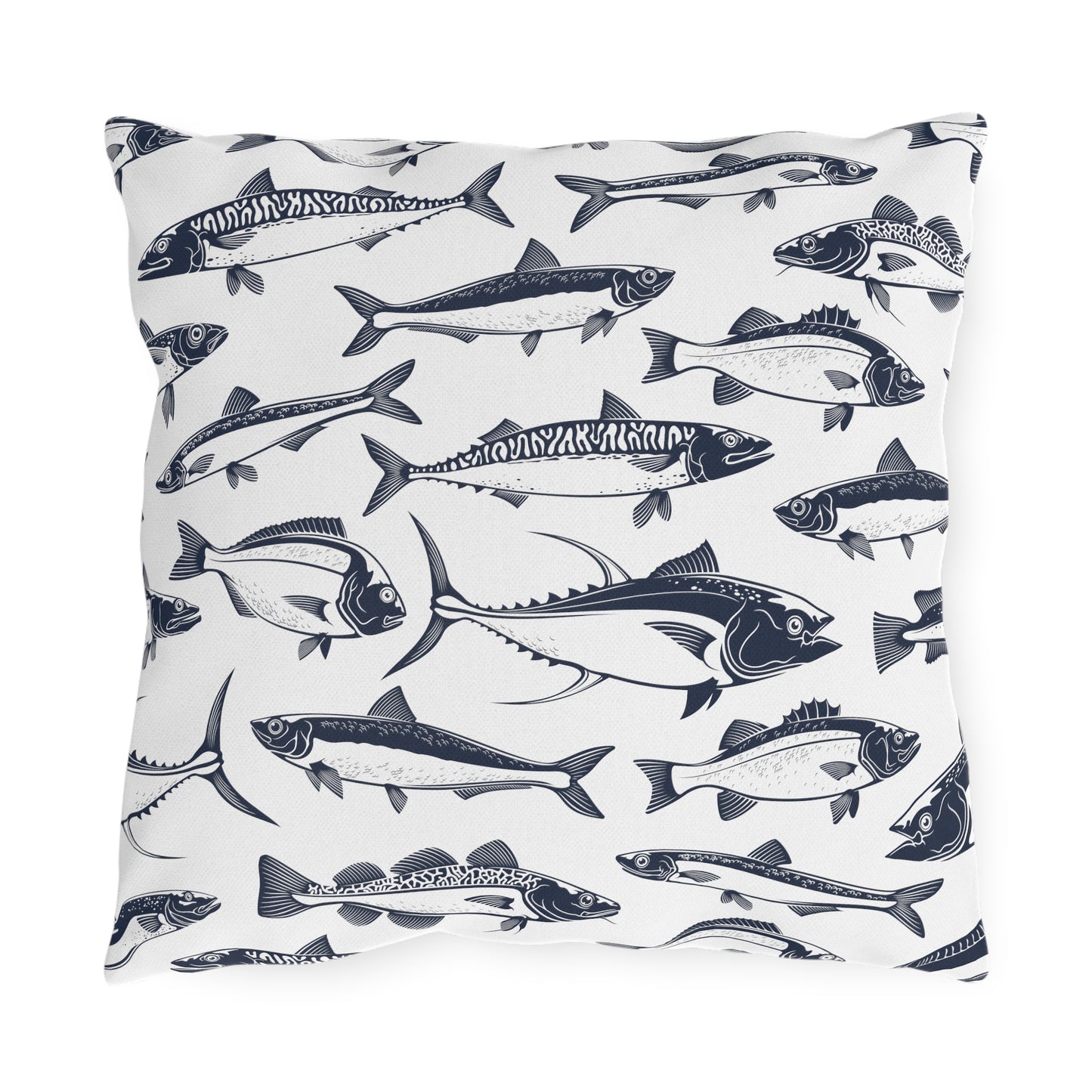 Coastal Outdoor Indoor Pillows with Insert, Patio Front Beach Cottage Porch Decor, Beach Bedroom Sofa Chair Washable Throw Pillow,