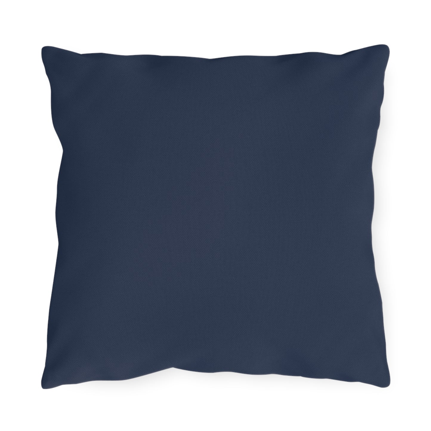 Navy Blue Outdoor Indoor Pillow with Insert, Patio Front Porch Decor, Beach Bedroom Sofa Chair Washable Layering Throw Pillow