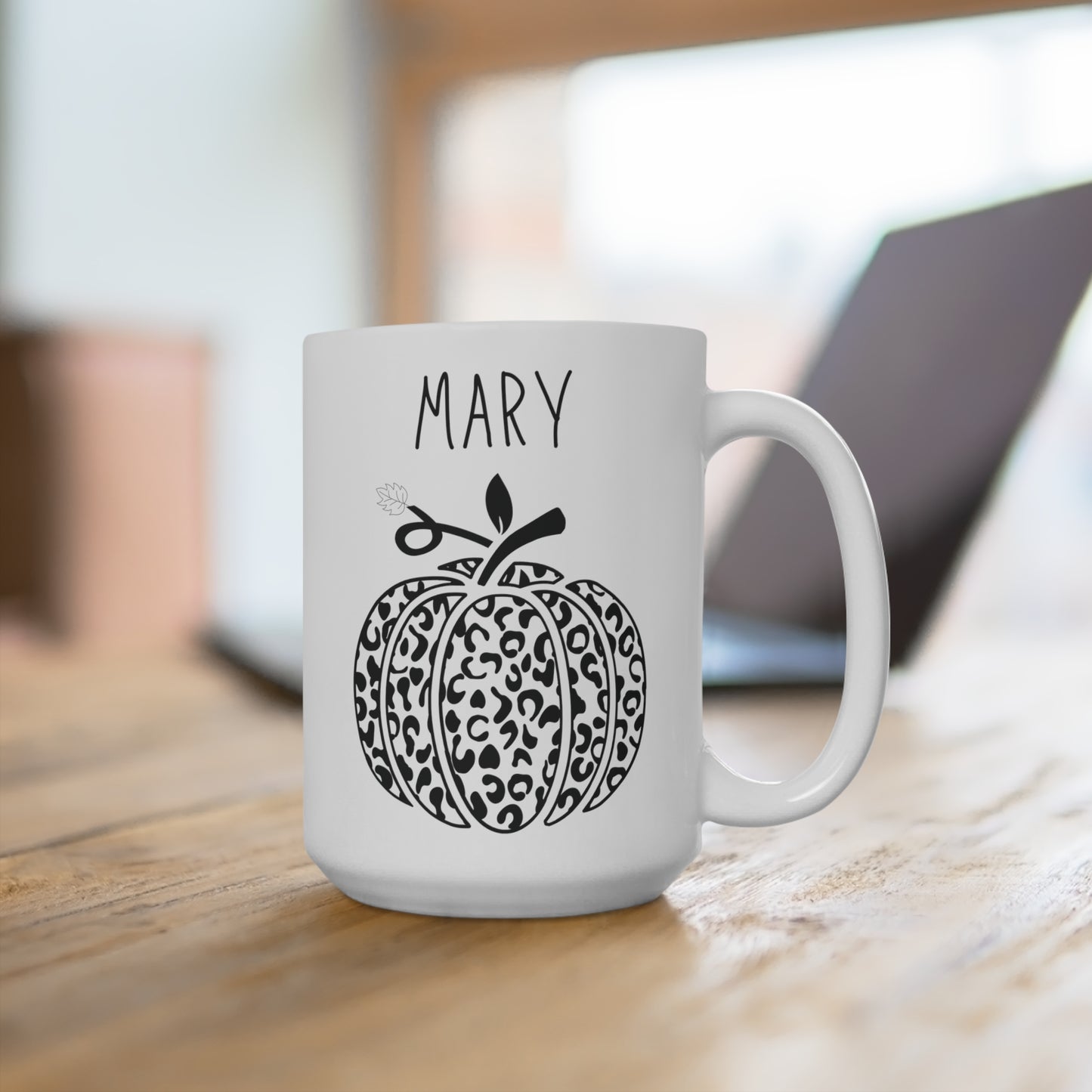 Mary Personalized Custom Name Pumpkin Coffee Mug