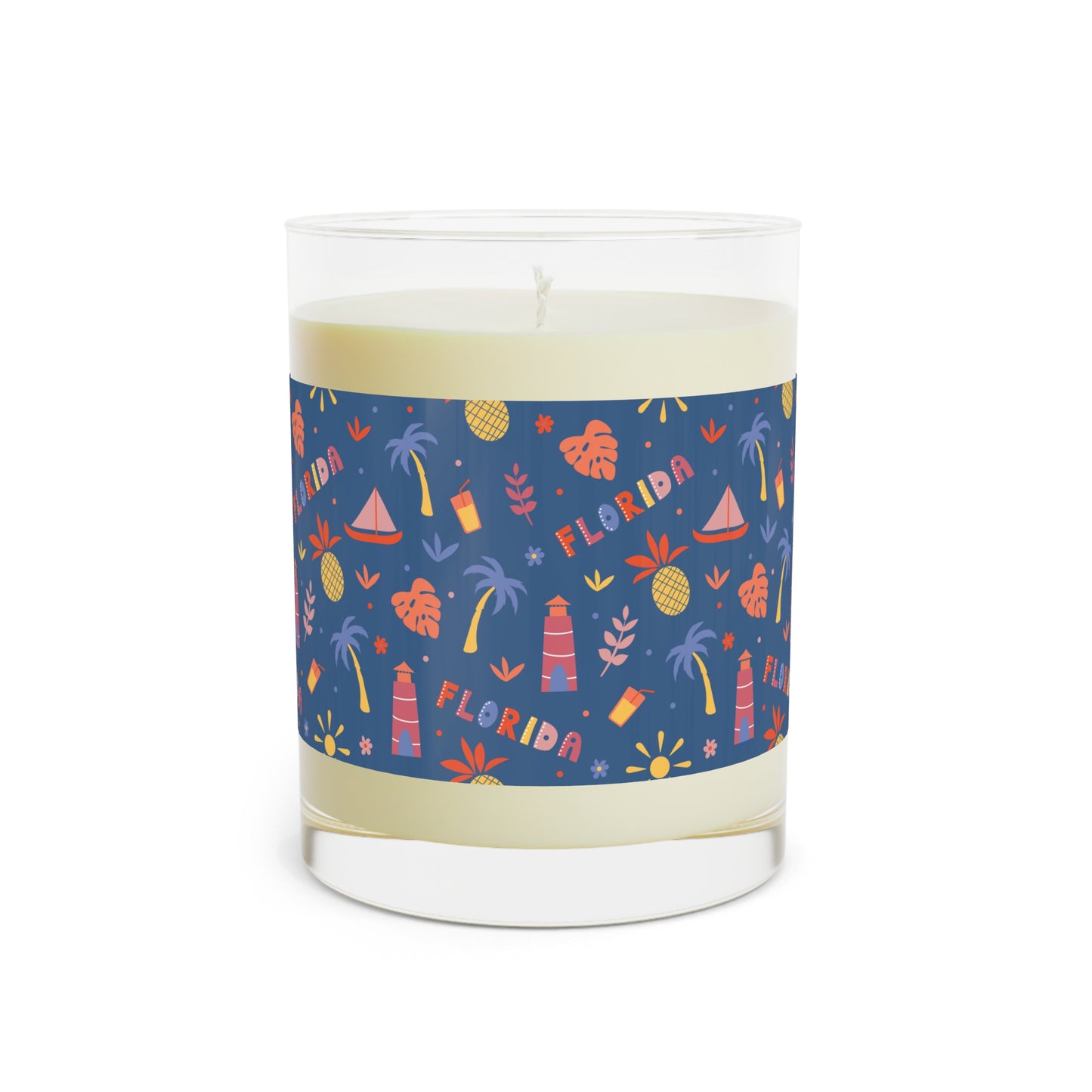 Florida Tropical Design Scented Soy Aromatherapy Candle