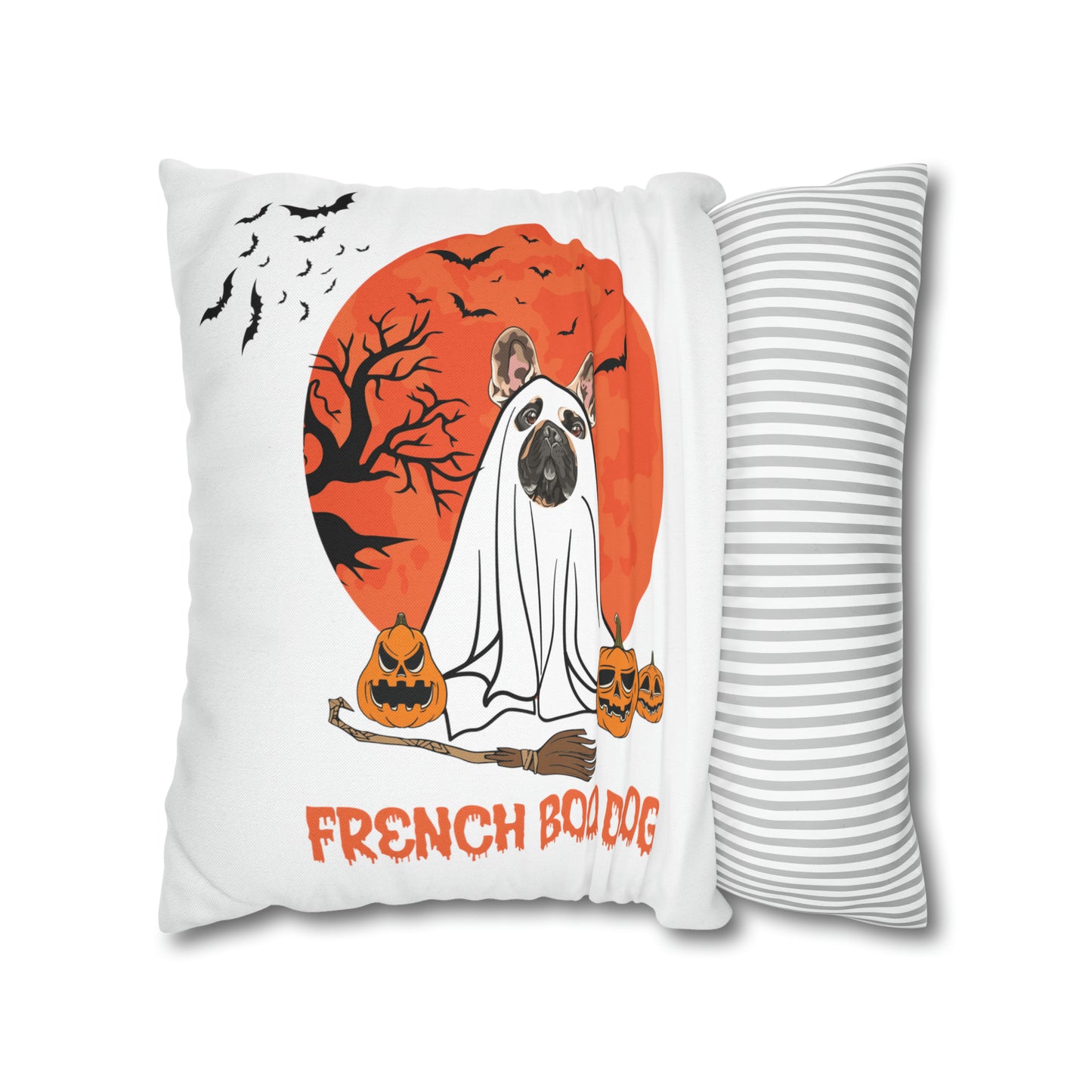 Halloween Pillow French Bulldog Mom Home Decoration Housewarming Gift