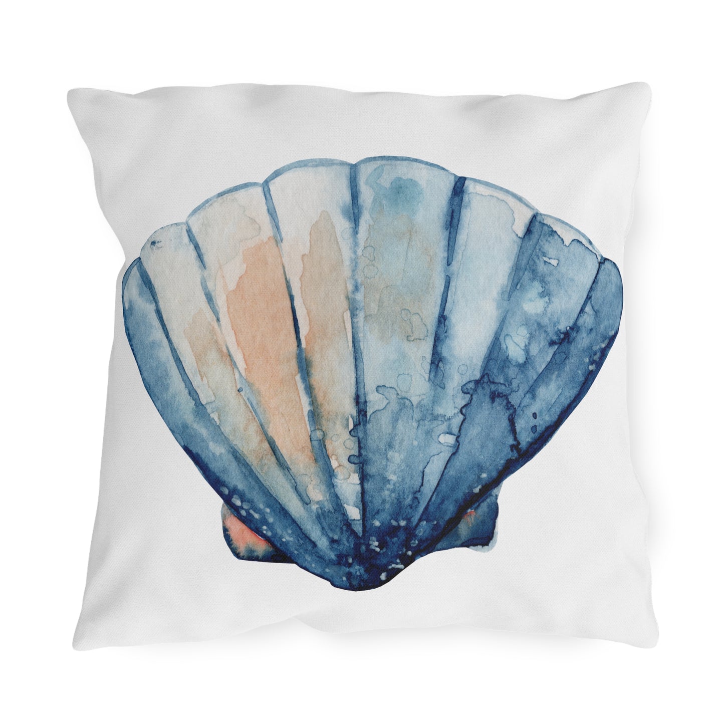 Shell Outdoor Pillow Coastal Beach Home Gift