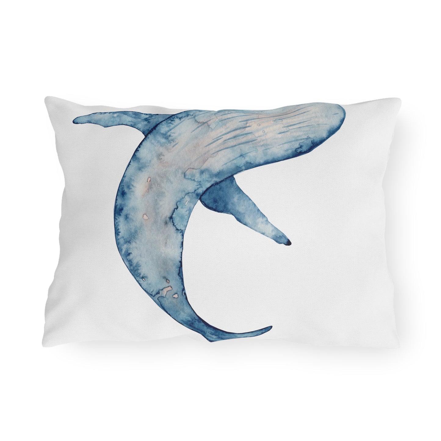 Whale Outdoor Pillow Coastal Beach Ocean Fish Lovers Home Gift