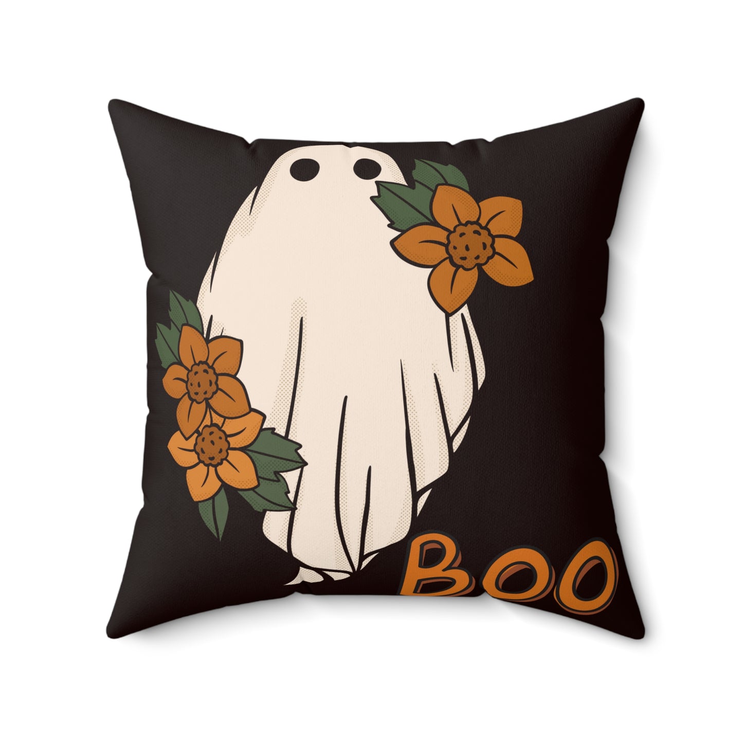 Halloween Throw Pillow Ghost Front Porch Decoration Halloween Farmhouse