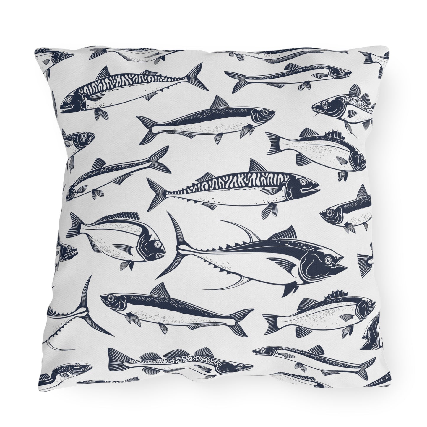 Coastal Outdoor Indoor Pillows with Insert, Patio Front Beach Cottage Porch Decor, Beach Bedroom Sofa Chair Washable Throw Pillow,