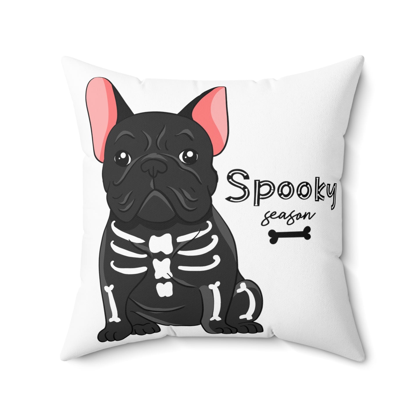 Halloween Frenchie Throw Pillow Dog Lovers Gift