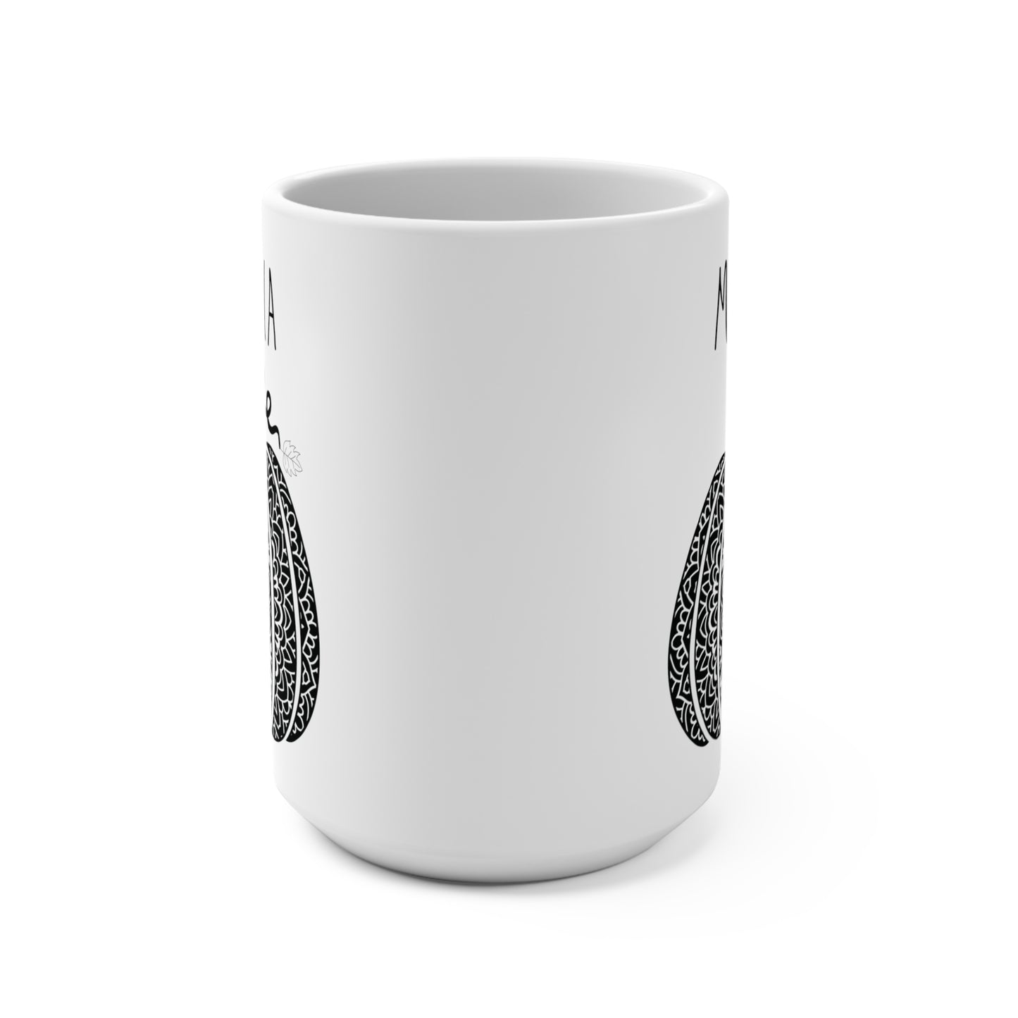 Marcia Custom Name Fall Pumpkin Personalized 15oz Coffee Mug