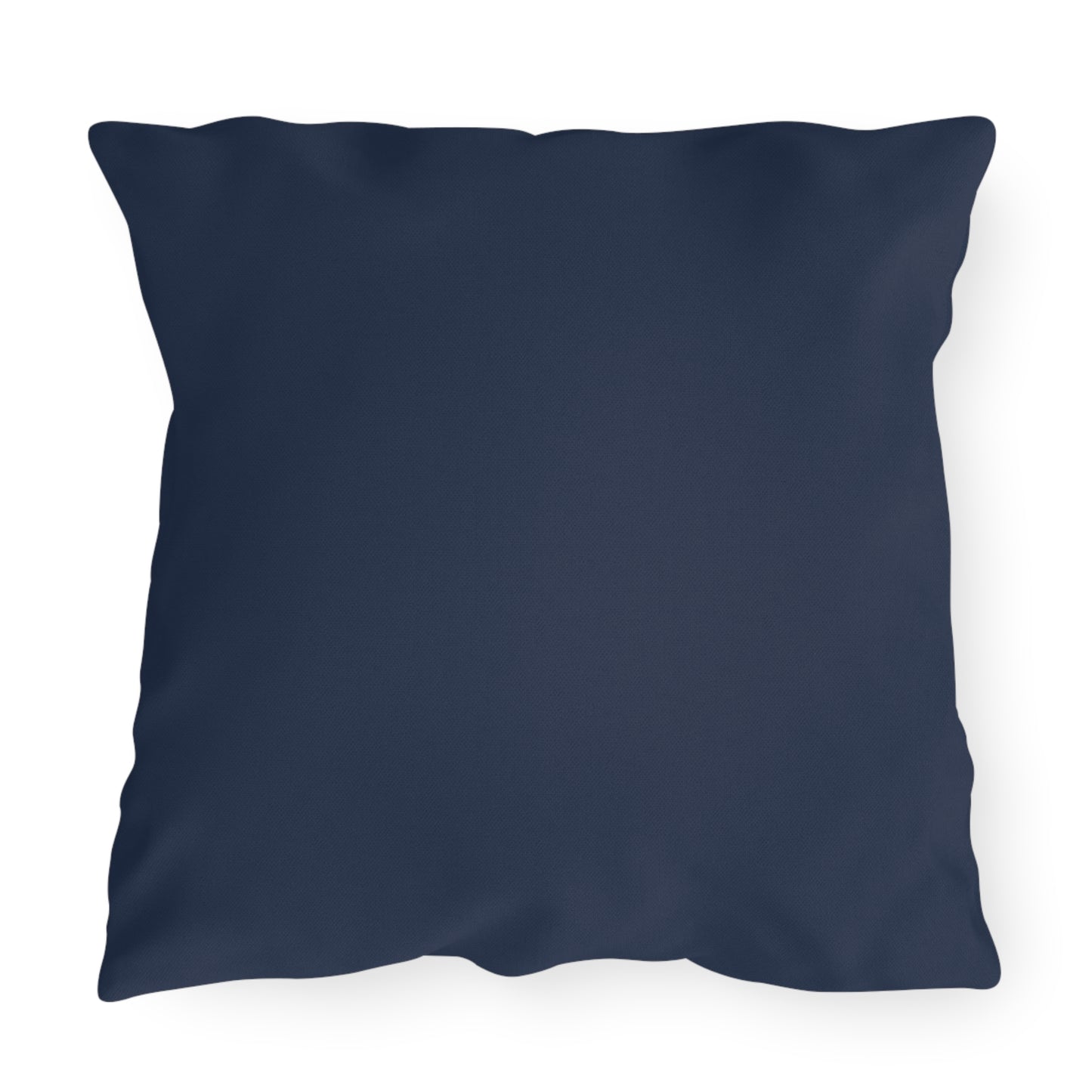 Navy Blue Outdoor Indoor Pillow with Insert, Patio Front Porch Decor, Beach Bedroom Sofa Chair Washable Layering Throw Pillow