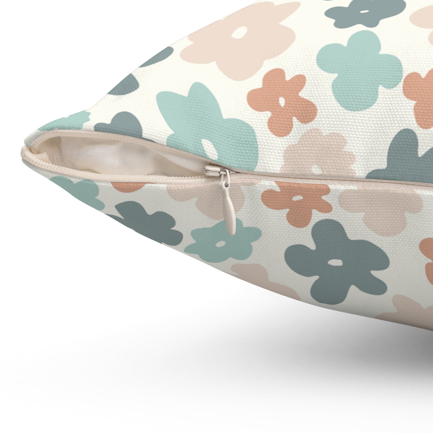 Modern Flower Throw Pillow Boho Pastel Accent Pillow Girls Bedroom Pillow - Design Club Home