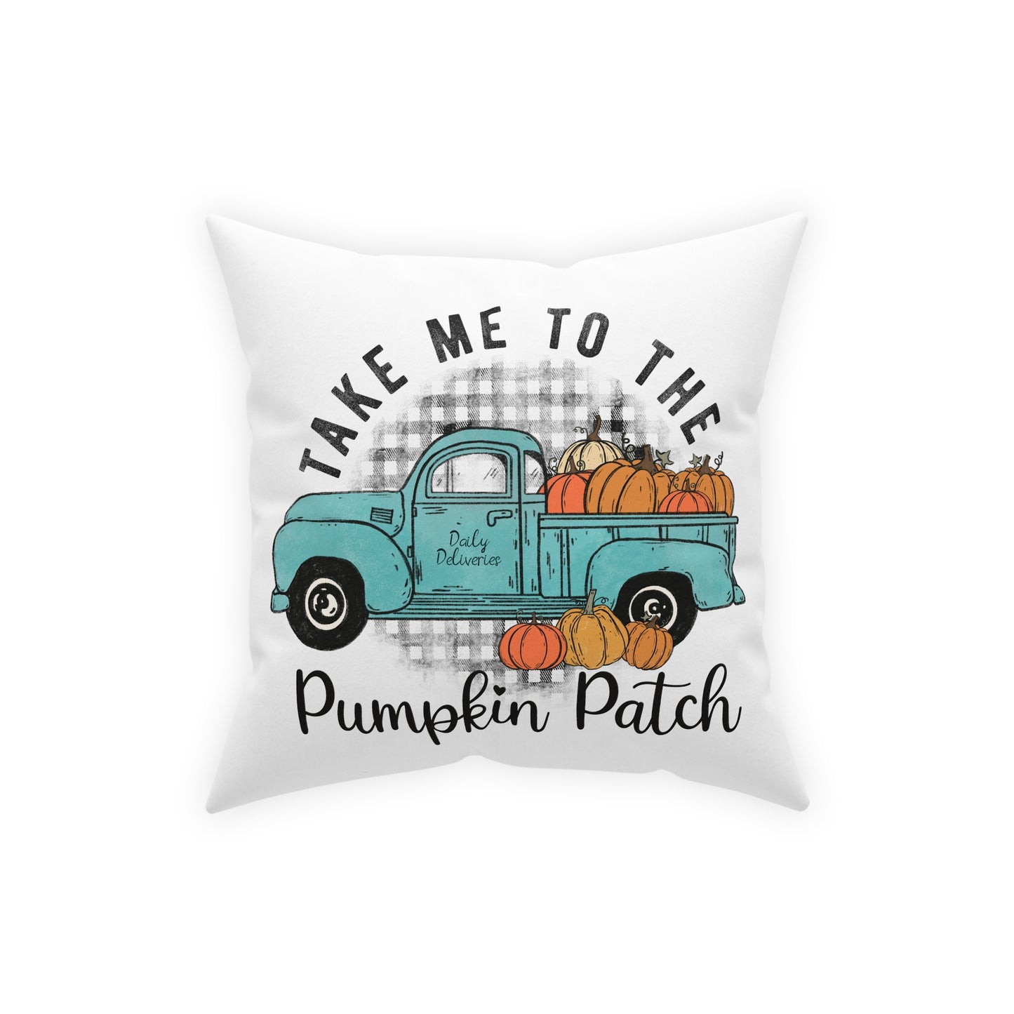 Fall Pumpkin Pillow Farmhouse Holiday Accent Pillow Hostess Housewarming Thanksgiving Home Gift - Design Club Home