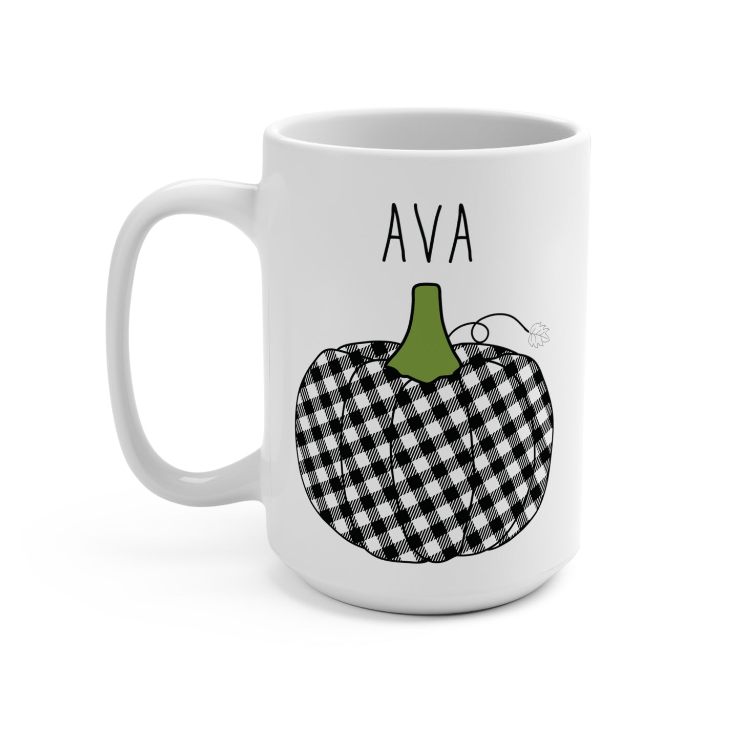 Ave Personalized Custom Name Pumpkin Coffee Mug