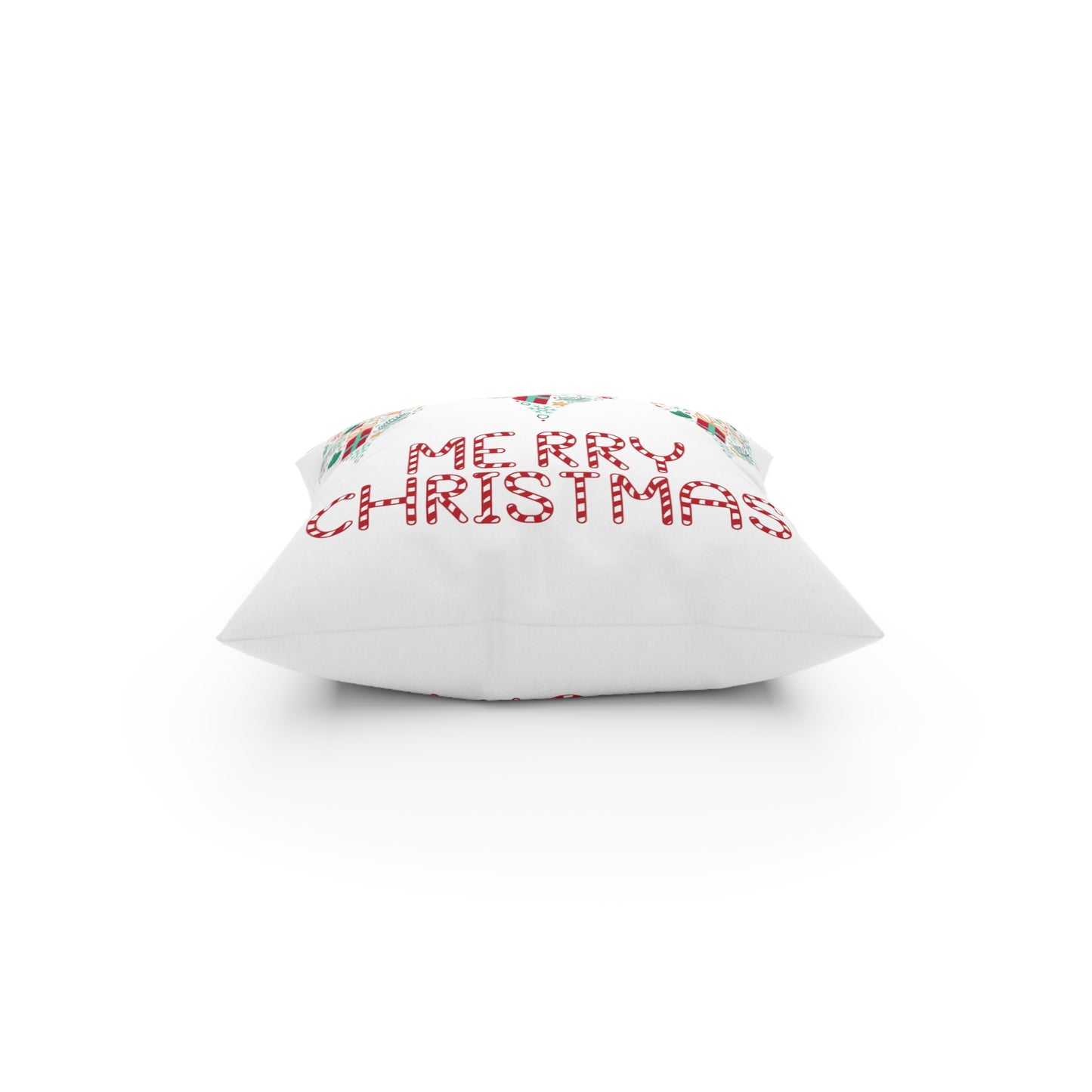 Merry Christmas Pillow, Bright Holiday Pillow, Christmas Gift, Housewarming Gift, Retro Vintage Christmas - Design Club Home