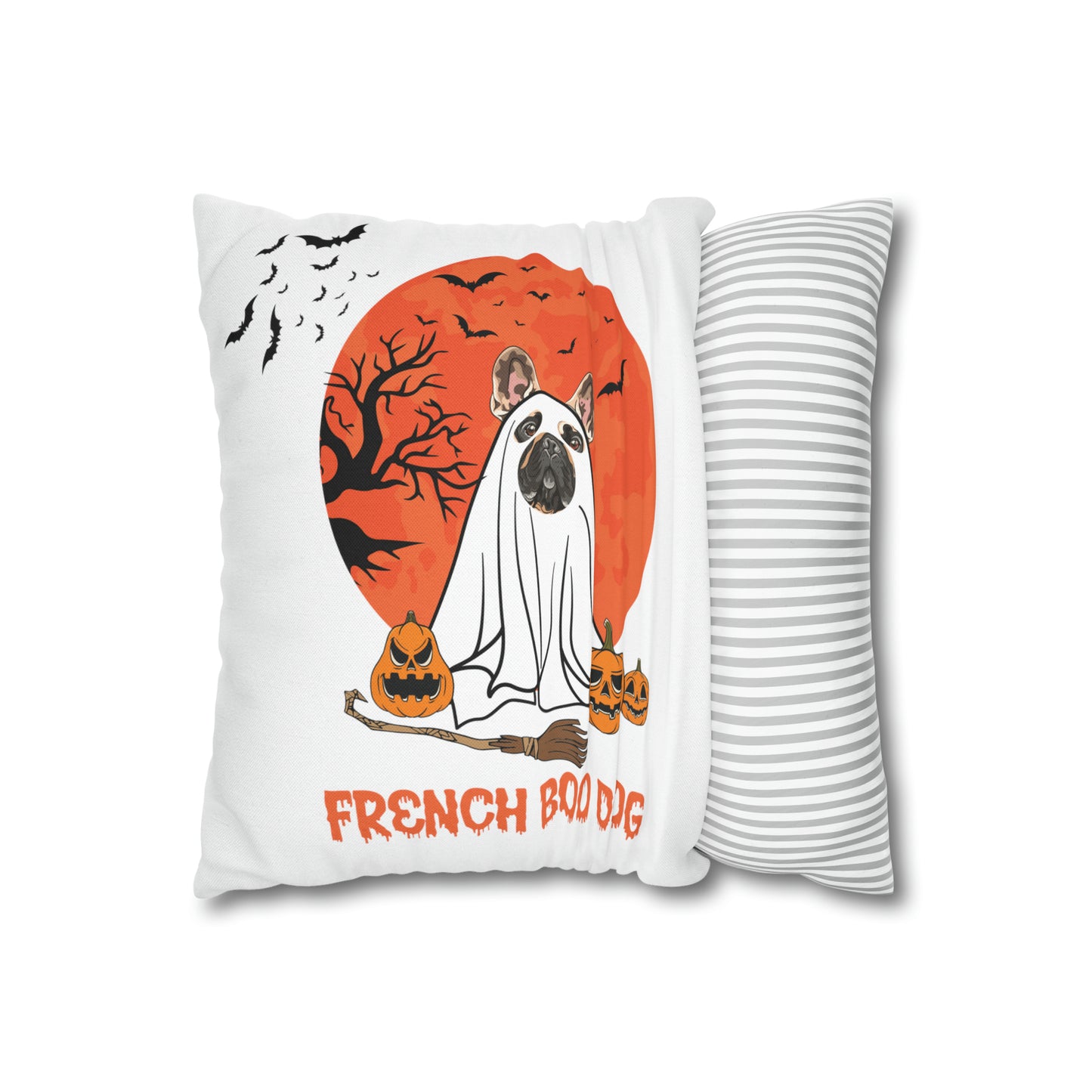 Halloween Pillow French Bulldog Mom Home Decoration Housewarming Gift