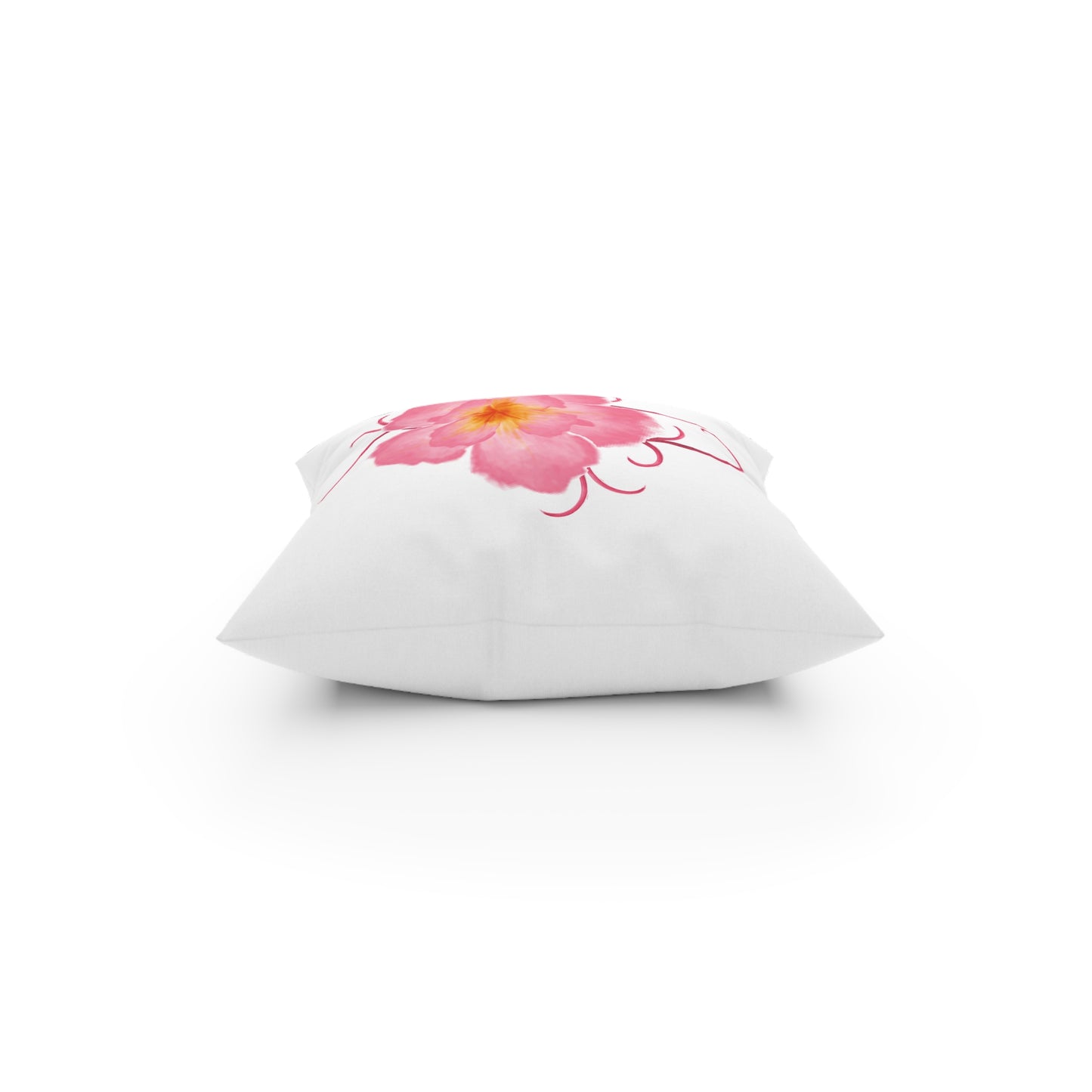 Watercolor Flower Throw Pillow, Colorful Pink Wildflowers, Housewarming Gift, Wedding Gift, Abstract Paint, Home Gift - Design Club Home