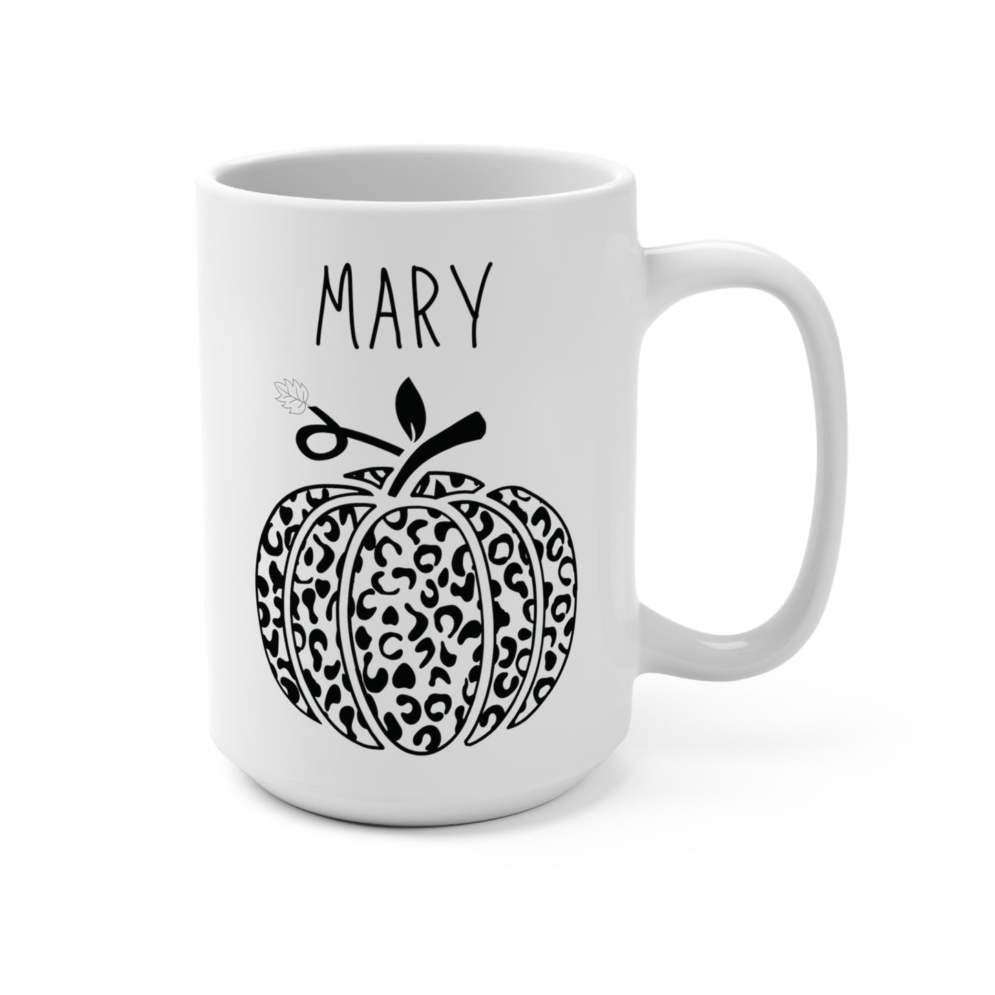 Mary Personalized Custom Name Pumpkin Coffee Mug