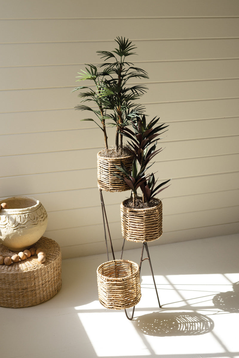 Three Tier Plant Stand Indoor Tall | Flower Plant Pot Holder | Plant Gifts - Design Club Home