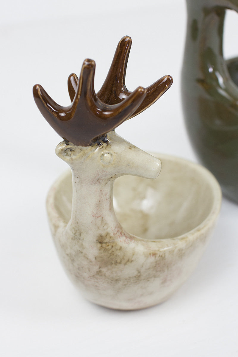 Deer Bowl Set Christmas Decor | Holiday Gifts | Housewarming Gift - Design Club Home
