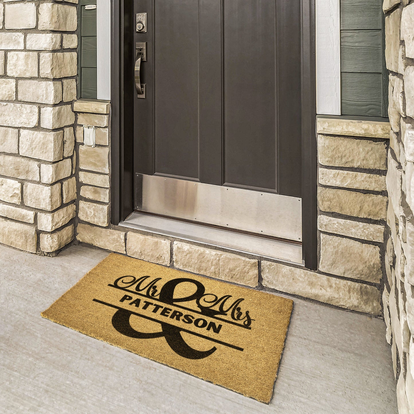 Custom Mr.and Mrs. Doormat, Personalized Wedding Housewarming Gift