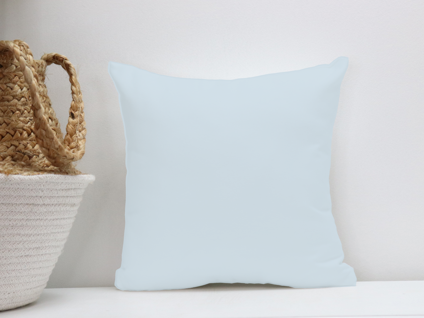 Blue Outdoor Indoor Pillows with Insert, Patio Front Porch Decor, Beach Bedroom Sofa Chair Washable Layering Throw Pillow