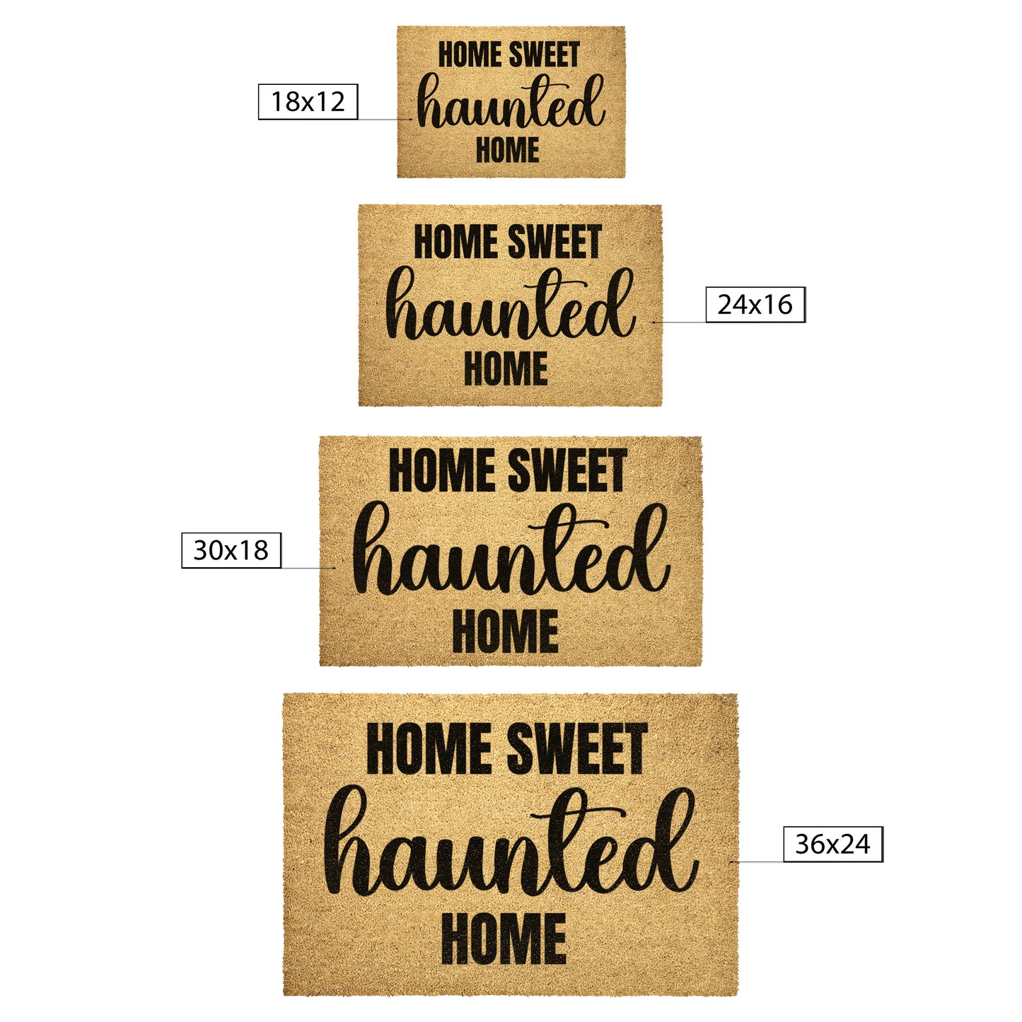 Funny Halloween Doormat Haunted Fall Front Door Decoration Happy Halloween Gift - Design Club Home