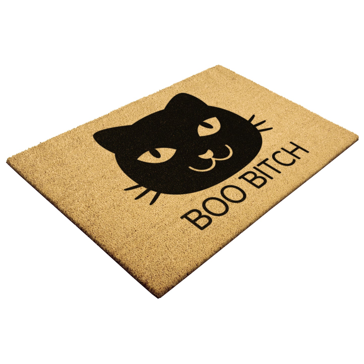 Halloween Doormat Funny Black Cat Welcome Door Mat - Design Club Home