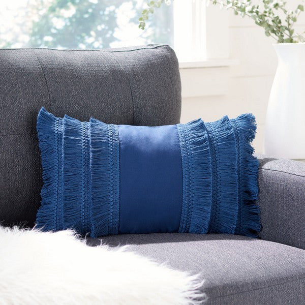 Beach Blue Lumbar Pillow - Design Club Home