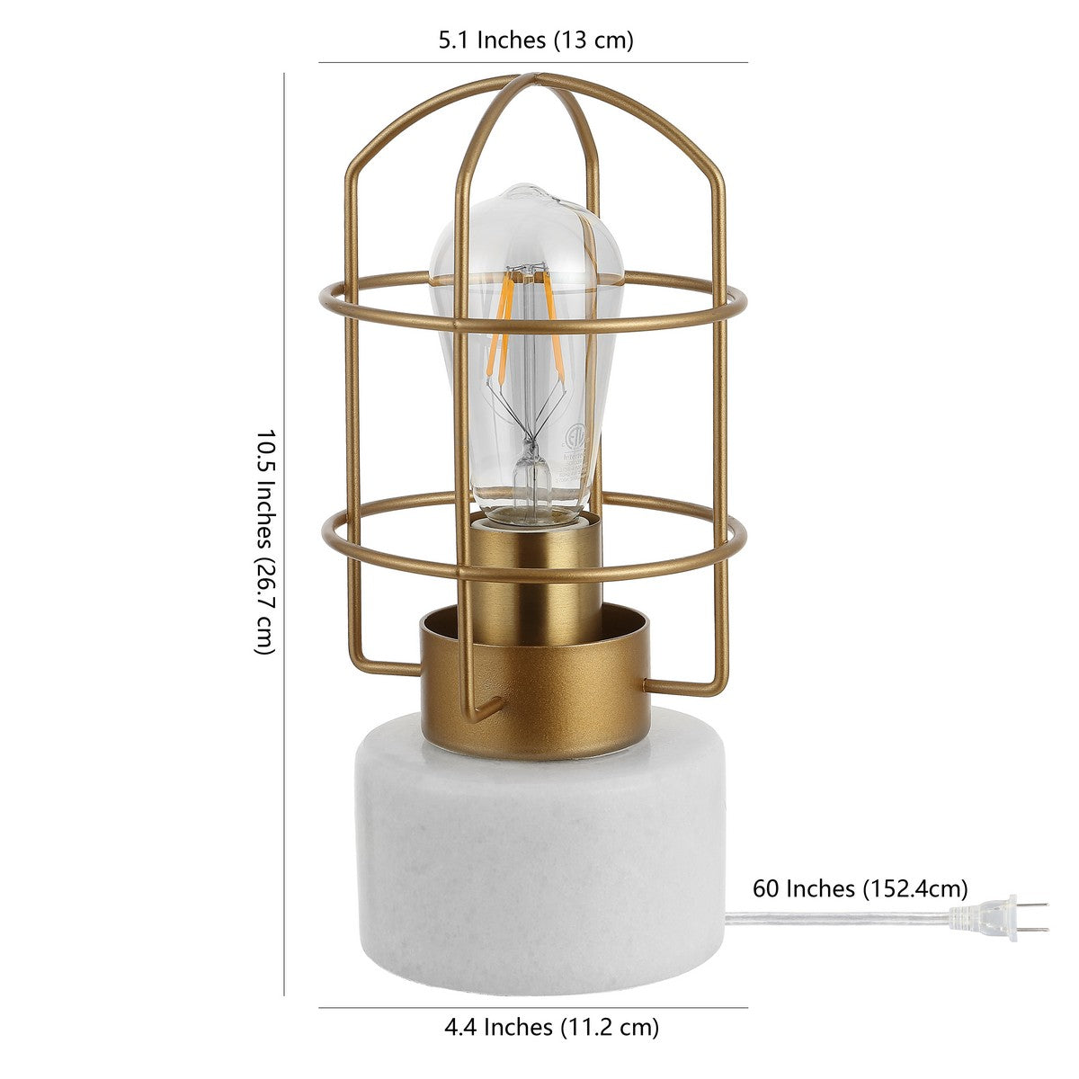 SADAF IRON TABLE LAMP - Design Club Home