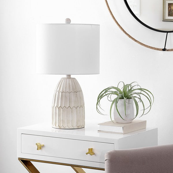 Linen Table Lamp - Design Club Home