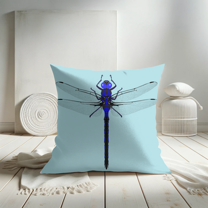 Blue Dragonfly Indoor/Outdoor Pillow