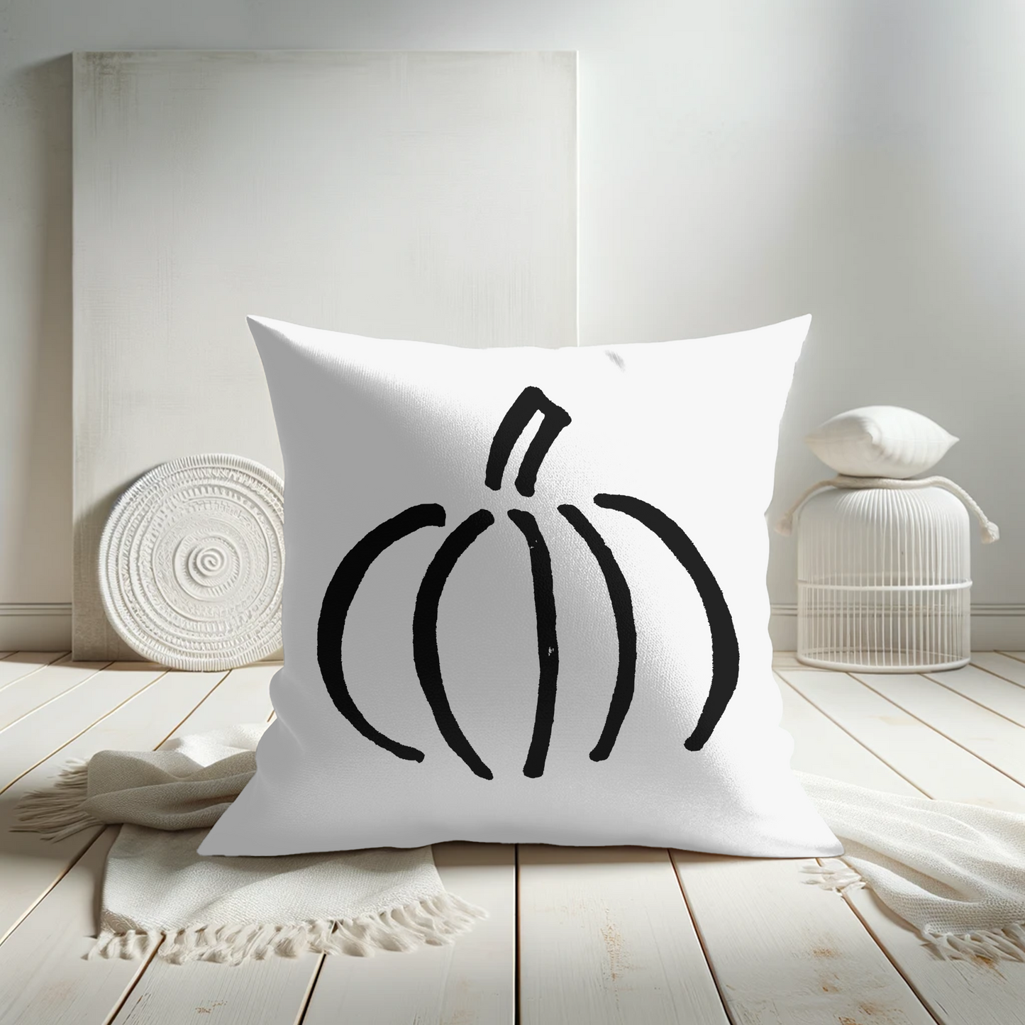 Modern Pumpkin Pillow