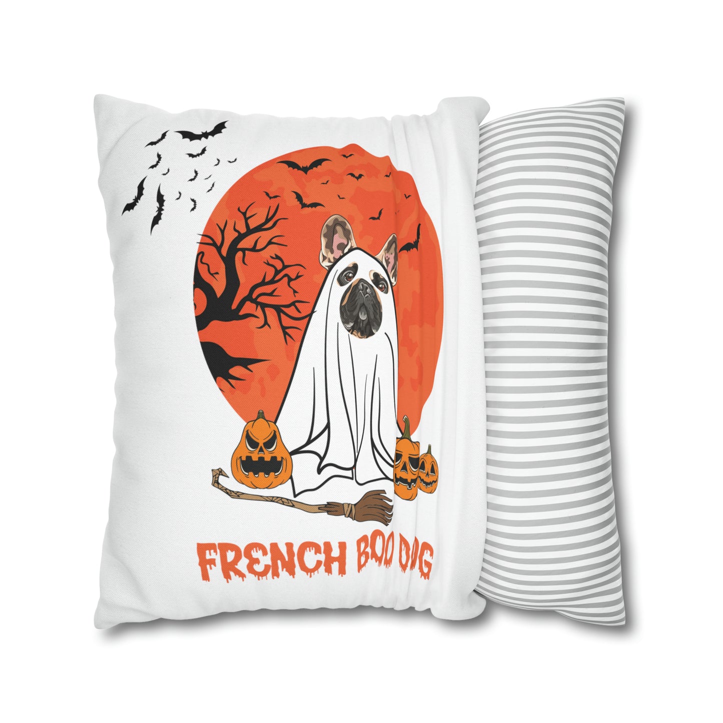 Halloween Pillow French Bulldog Mom Home Decoration Housewarming Gift