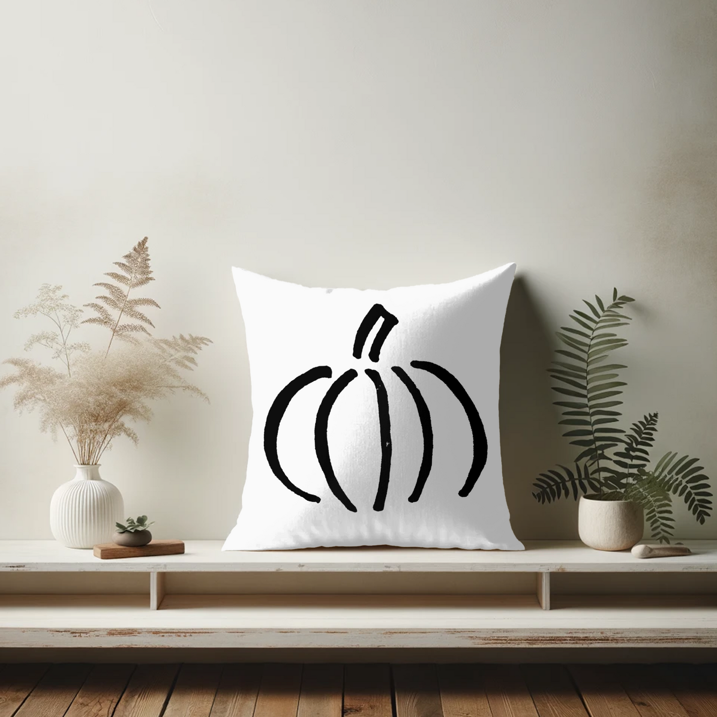 Modern Pumpkin Pillow