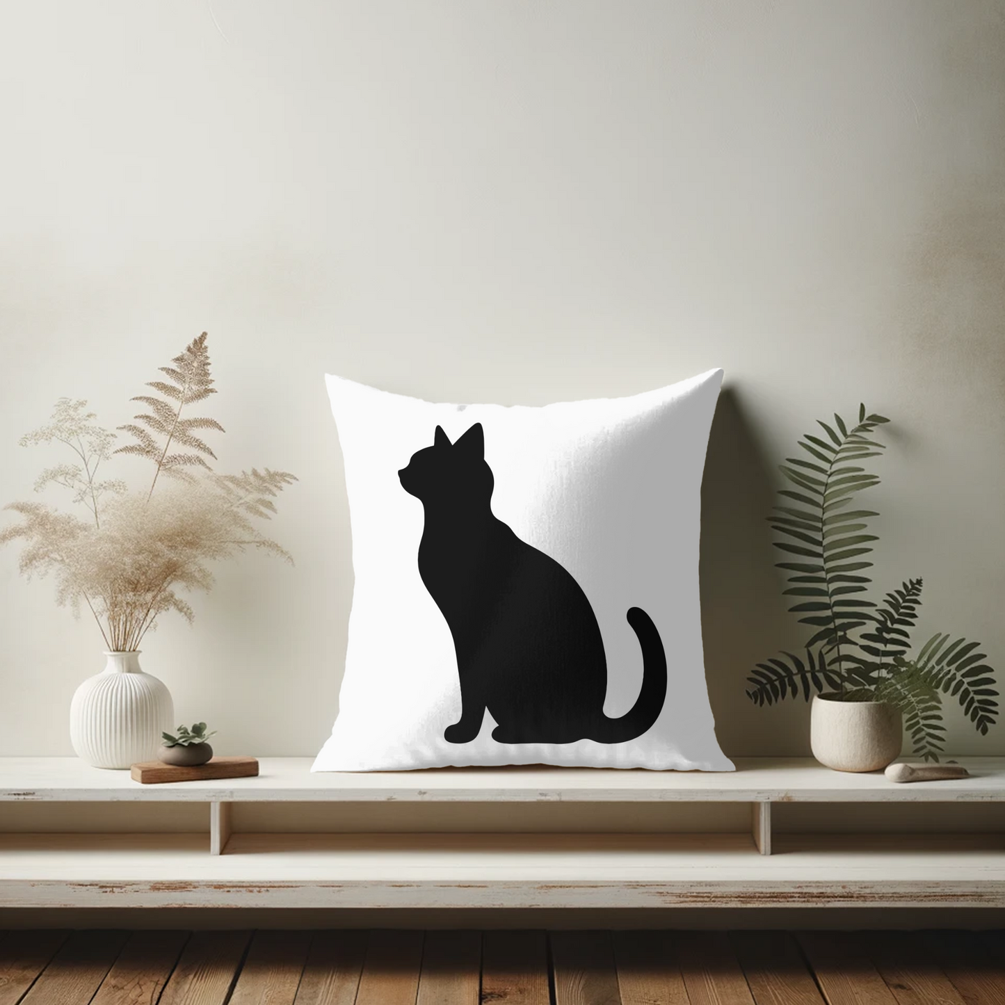 Black Cat  Pillow