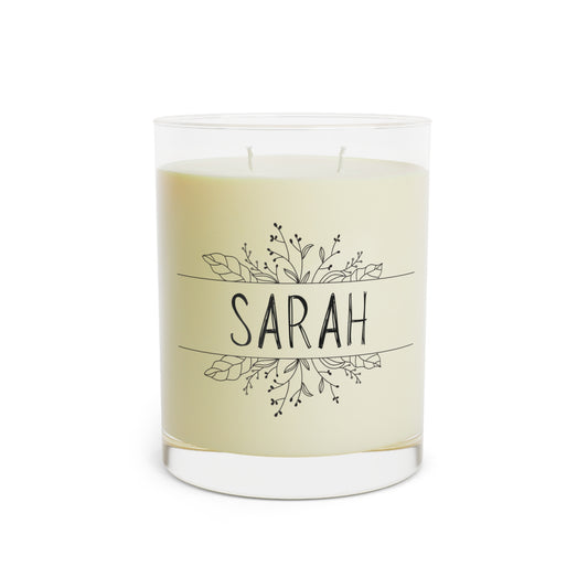 Personalized Name Soy Wax Candles - Custom Luxury Candle Decor - Essential Oils Aromatherapy Gift for Candle Lovers -  Scented Candle