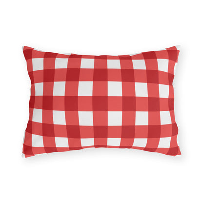 Red Plaid Indoor/Outdoor Pillows