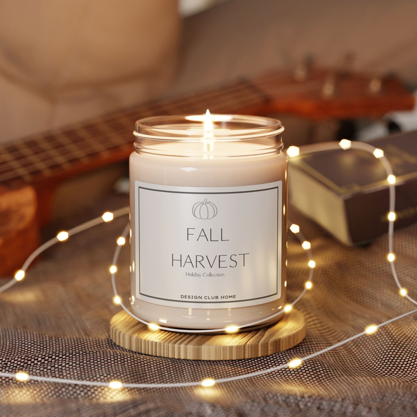 Fall Harvest Holiday Collection Scented Candle Modern Minimalist Home Decor Autumn Candle