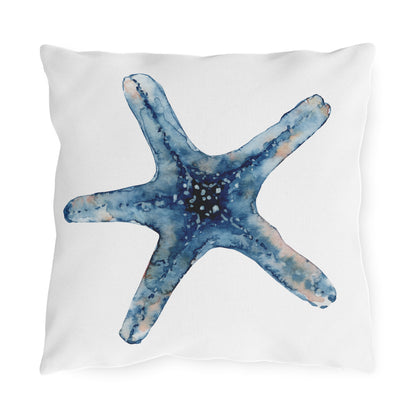 Starfish Outdoor Pillow Coastal Beach Home Gift