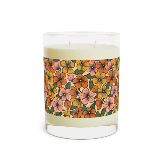 Modern Flower Scented Candle Home Decor