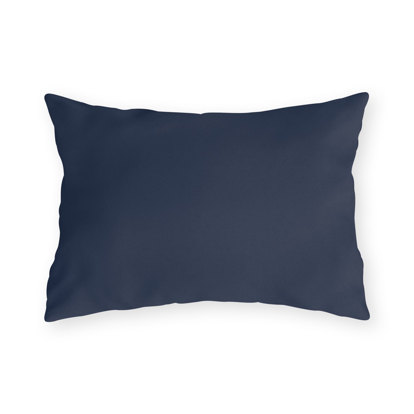 Navy Blue Outdoor Indoor Pillow with Insert, Patio Front  Porch Decor, Beach Bedroom Sofa Chair Washable Layering Throw Pillow