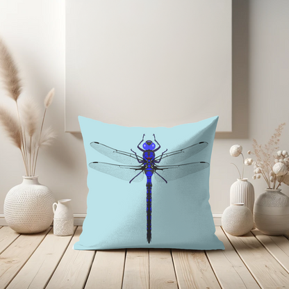 Blue Dragonfly Indoor/Outdoor Pillow