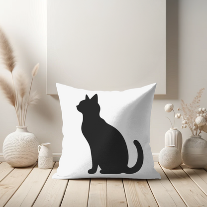 Black Cat  Pillow