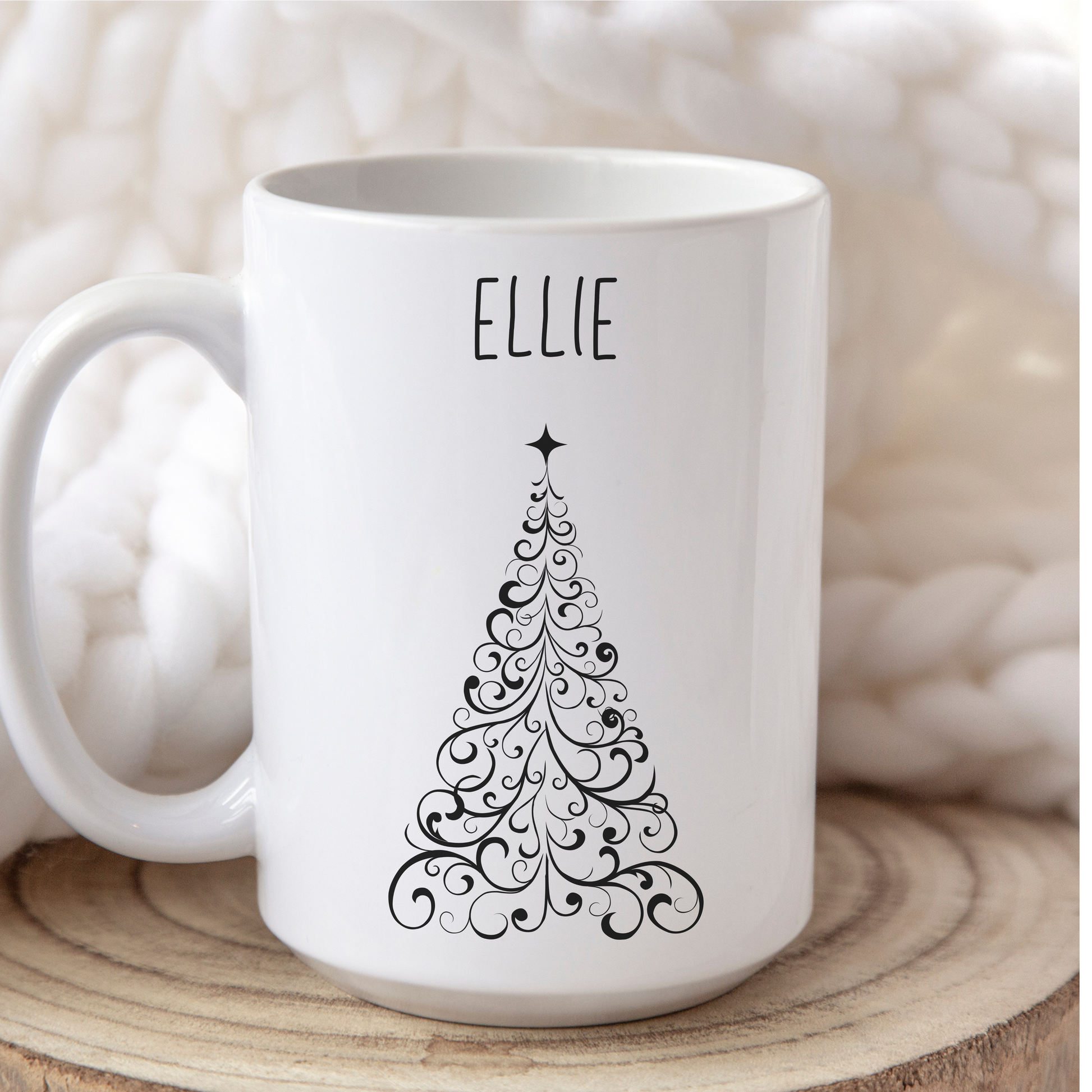 Boho Christmas Tree Icon Cups (Set of 8) from Ellie's Party Supply