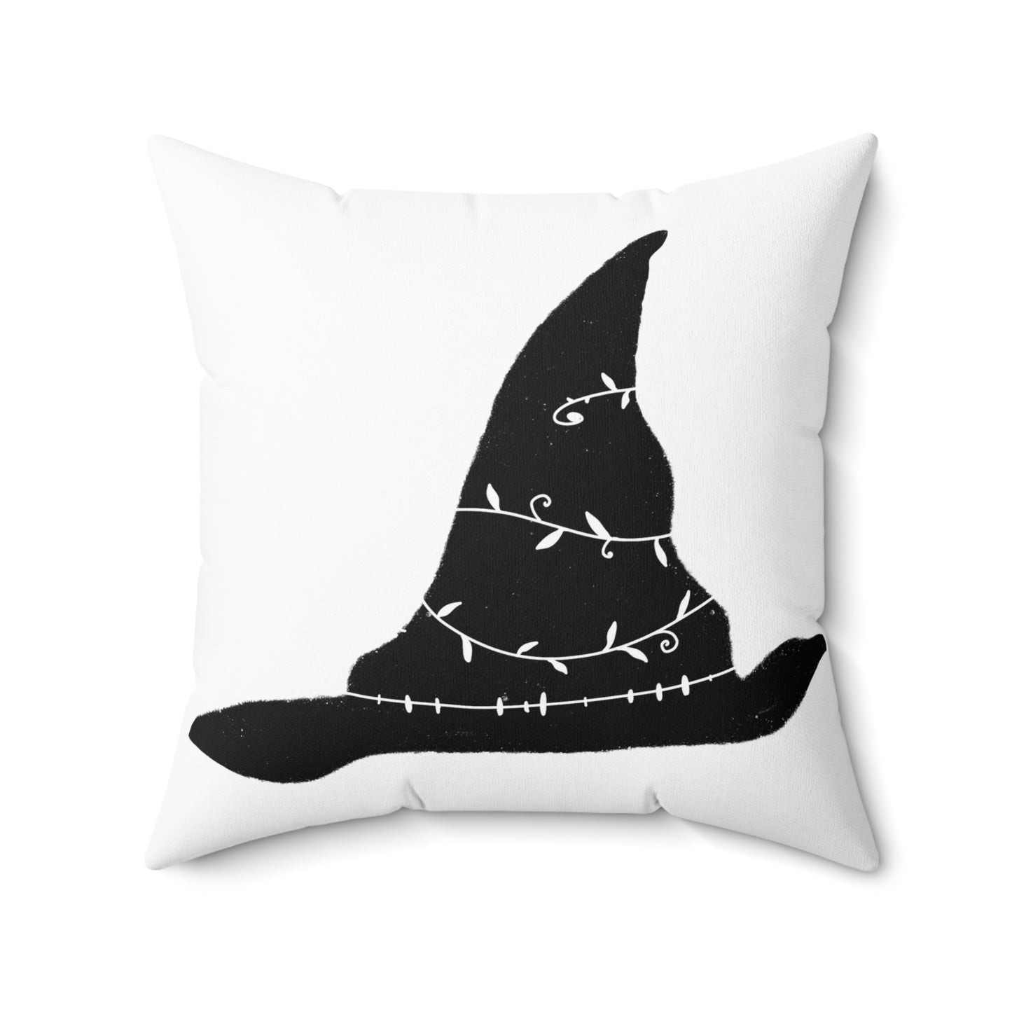 Witchy Black Hat Pillow