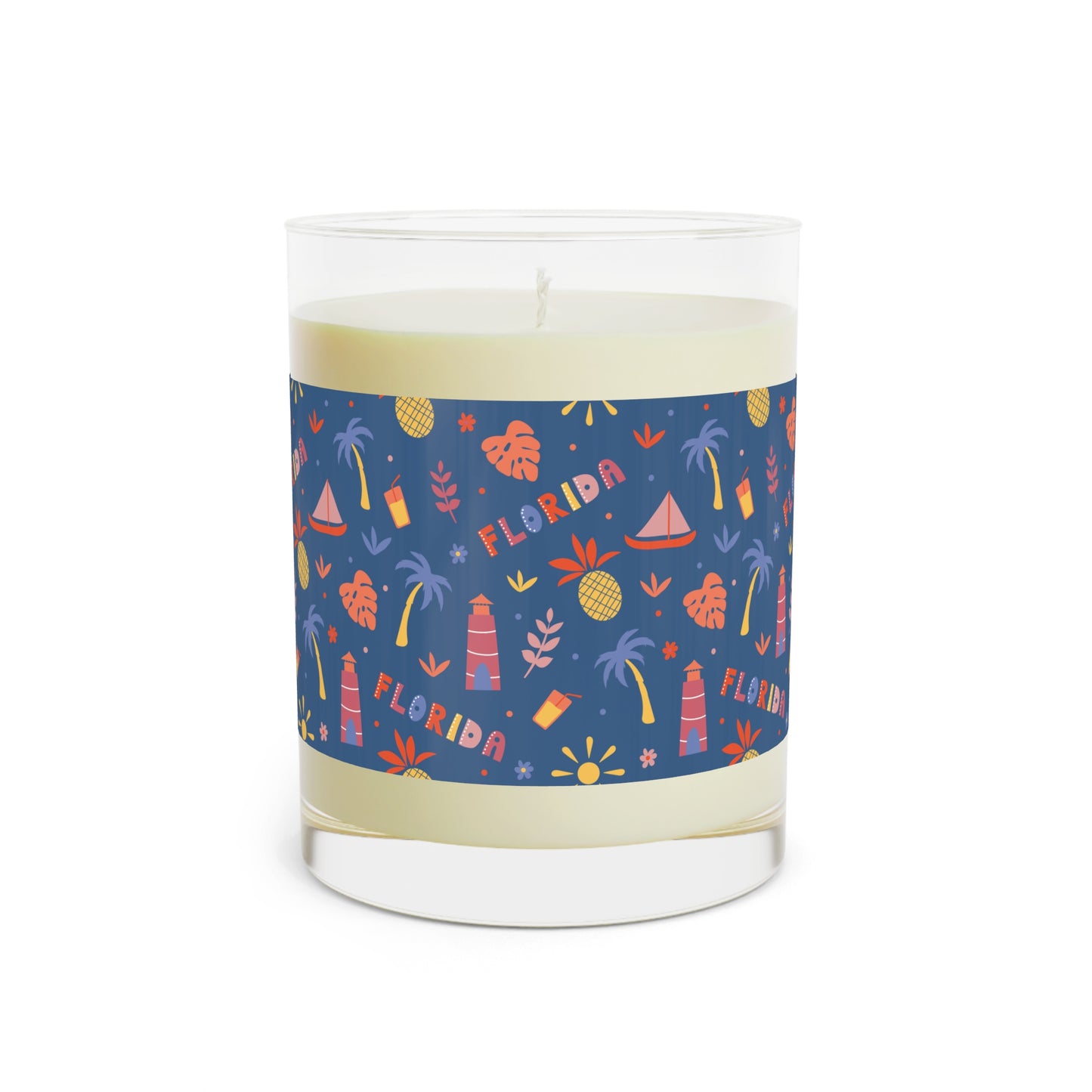 Florida Tropical Design Scented Soy Aromatherapy Candle